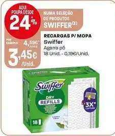 Intermarché Swiffer - recargas p/ mopa promoção