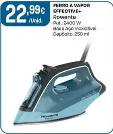 Intermarché Rowenta - ferro a vapor effective+ promoção
