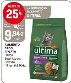 Intermarché Ultima - alimento seco p/ gato promoção