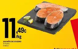 Intermarché Salmão de viveiro promoção