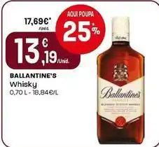 Intermarché Ballantine's - whisky promoção