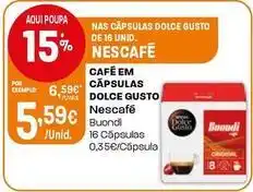 Intermarché Nescafé - cafe em capsulas dolce gusto promoção