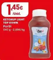 Intermarché Porsi - ketchup light top down promoção