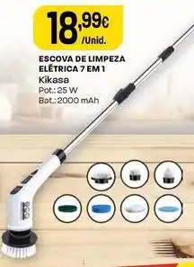 Intermarché Kikasa - escova de limpeza eletrica 7 em 1 promoção