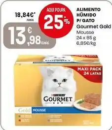 Intermarché Purina - gourmet gold alimento humido p/ gato promoção