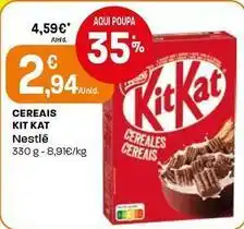 Intermarché Nestlé - cereais kit kat promoção