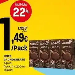 Intermarché Agros - leite c/ chocolate promoção