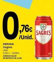 Intermarché Sagres - cerveja promoção