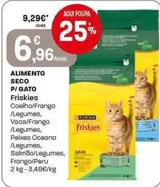 Intermarché Friskies - alimento seco p/ gato promoção