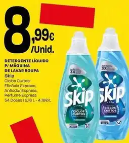 Intermarché Skip - detergente líquido p/maquina de lavar roupa promoção