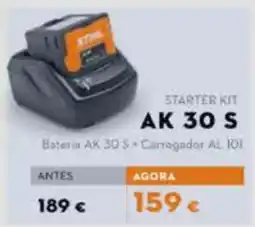 Stihl Stihl starter kit ak 30 s promoção
