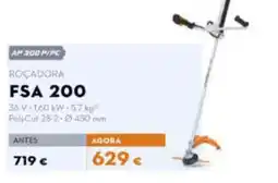 Stihl roçadora fsa 200 promoção