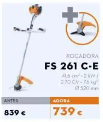 Roçadora fs 261 c-e