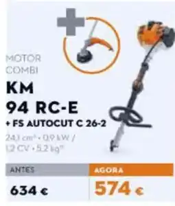 Stihl motor combi km 94 rc-e promoção