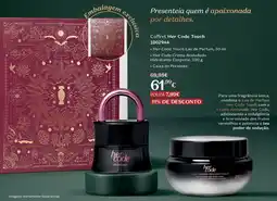 O Boticário Her Code Touch promoção