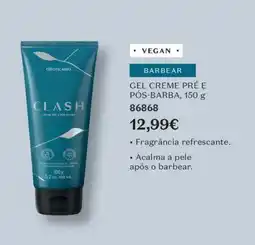 O Boticário Clash gel creme pré e pós-barba promoção