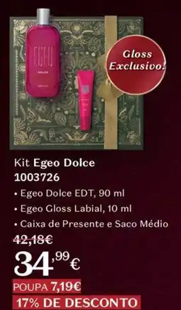 O Boticário Kit Egeo Dolce promoção
