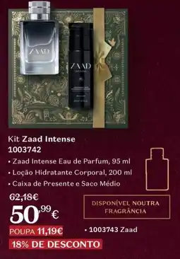 O Boticário Kit Zaad Intense promoção