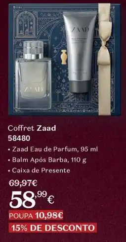 O Boticário Coffret Zaad promoção