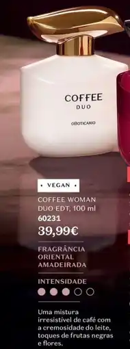 O Boticário coffee woman duo edt promoção