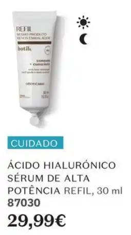 O Boticário Ácido hialurónico sérum de alta potência refil promoção