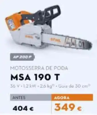 Stihl motosserra de poda msa 190 t