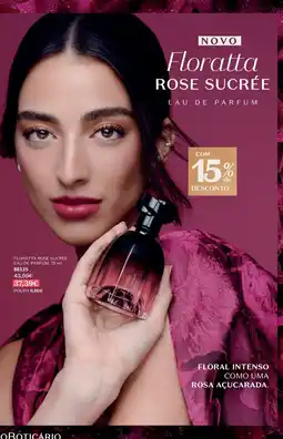 O Boticário floratta rose sucrée eau de parfum promoção