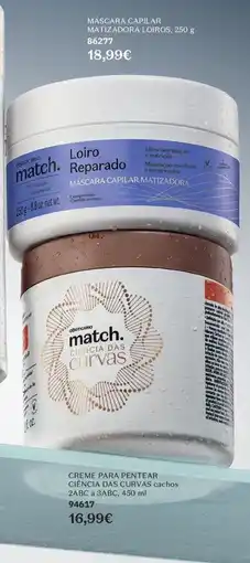 O Boticário Oboticario match. Loiro Reparado promoção