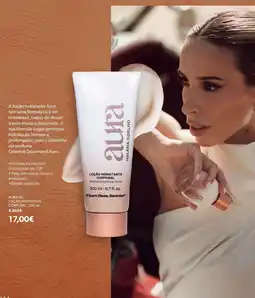 O Boticário Loção hidratante corporal aura promoção