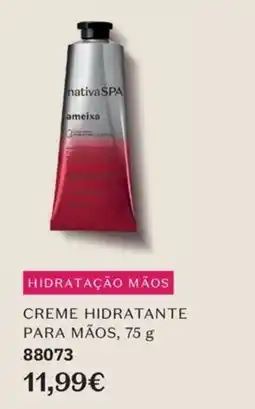 O Boticário nativaSPA creme hidratante para mãos promoção