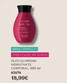 O Boticário nativaSPA óleo glorioso hidratante corporal promoção