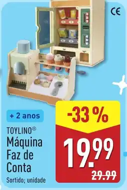 ALDI TOYLINO Máquina Faz de Conta promoção