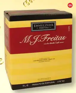 Amanhecer Vinho M.J. Freitas Tinto Branco Bag In Box promoção