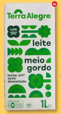 Amanhecer Leite Meio-Gordo Terra Alegre promoção