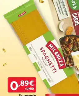 Amanhecer Esparguete Milaneza promoção