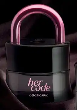 O Boticário Her code touch eau de parfum promoção