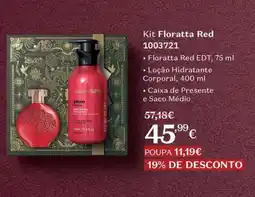 O Boticário Kit Floratta Red 1003721 promoção
