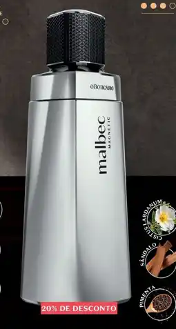 O Boticário Malbec magnetic promoção