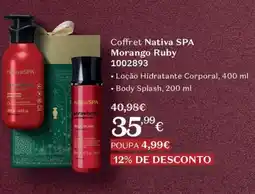 O Boticário Coffret Nativa SPA Morango Ruby 1002893 promoção