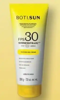 O Boticário Protetor solar corporal gel creme FPS 30 promoção