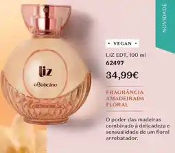 O Boticário Liz edt promoção