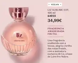 O Boticário Liz sublime edt promoção