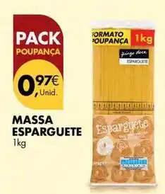 Pingo Doce Pingo doce - massa esparguete promoção