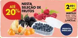 Pingo Doce Mirtillo promoção