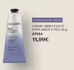 O Boticário Creme hidratante para mãos e pés promoção