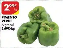 Pingo Doce A+ - pimento verde promoção