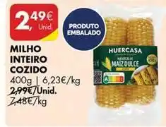 Pingo Doce Milho inteiro cozido promoção