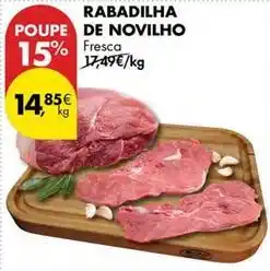 Pingo Doce Rabadilha de novilho promoção