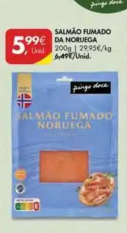 Pingo Doce Pingo doce - salmao fumado da noruega promoção