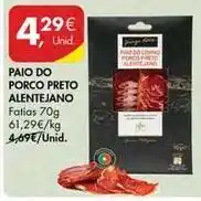 Pingo Doce Paio do porco preto alentejano promoção